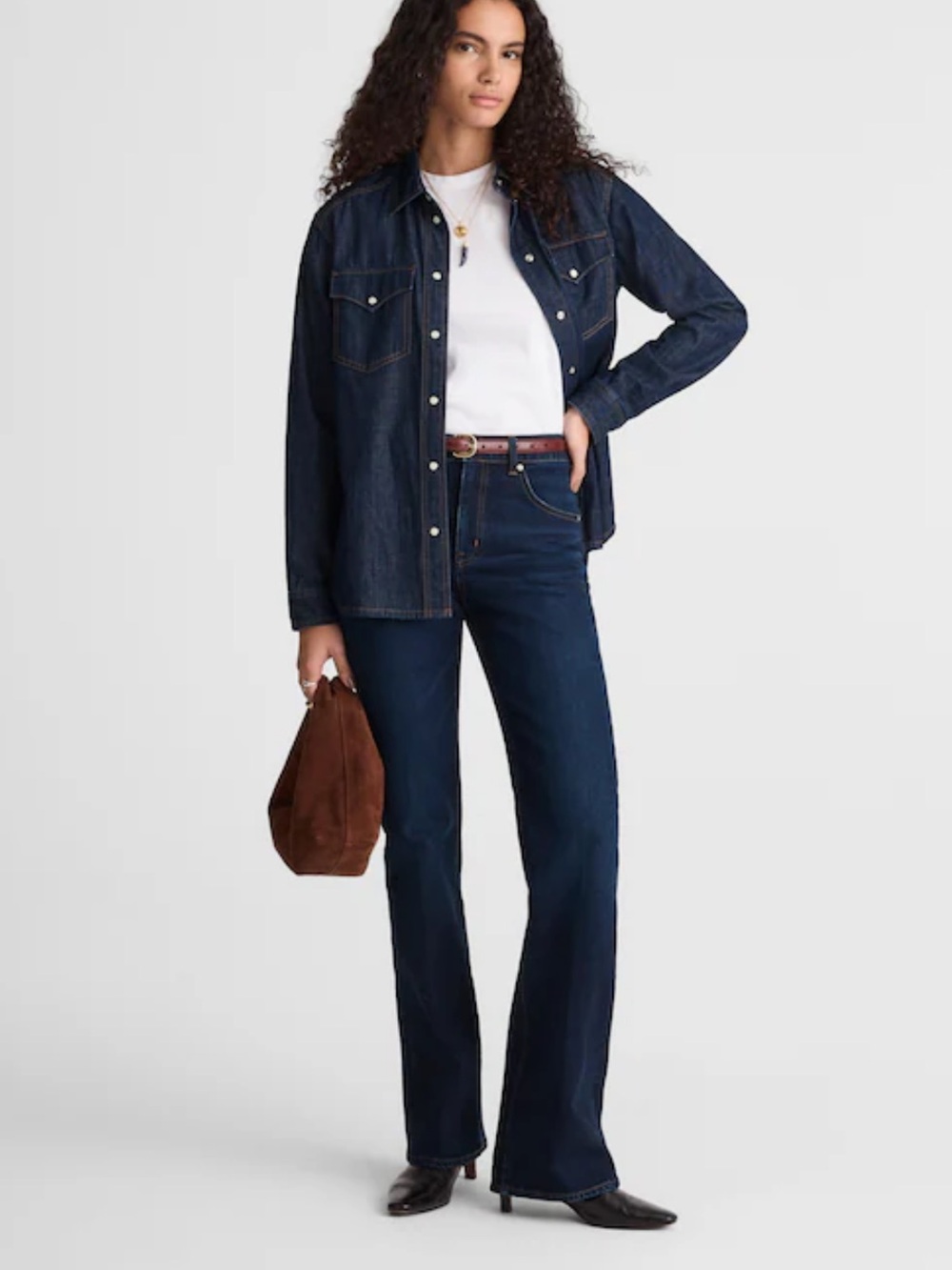 MADEWELL Dark Wash Relaxed Bootcut Denim Jeans Size 29